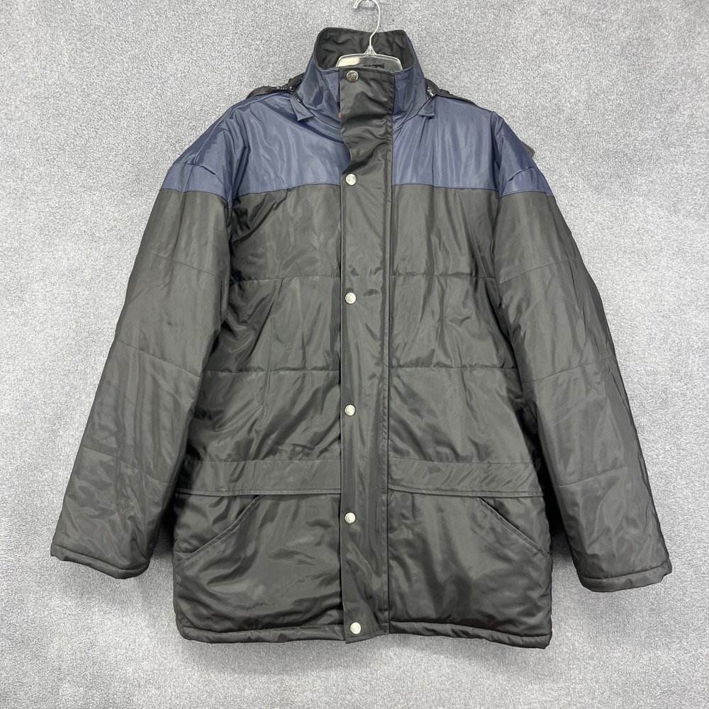 Vintage‎ Jon Lauren Apparel Parka Jacket Mens XL Puffer Hooded Winter Coat XL